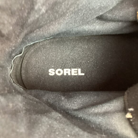 Sorel Lexie Wedge Womens 9.5 Felt Leather Ankle Boots Waterproof Lace-Up  NL 337 - Picture 14 of 14